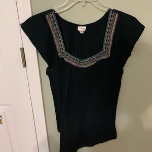 black with a color full lining